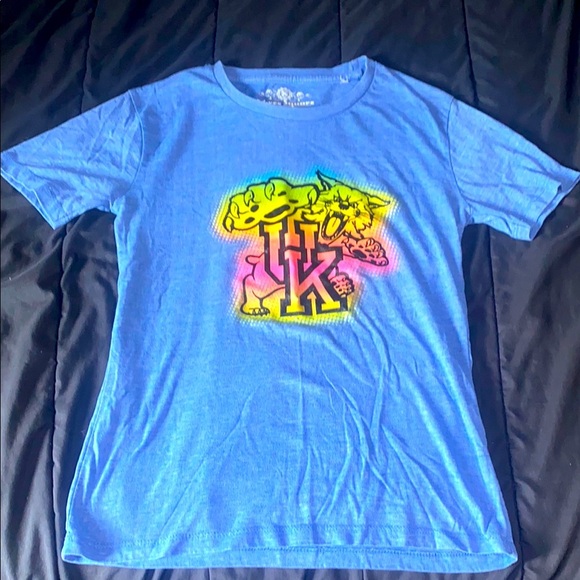 Womens Blue UK Graphic T-Shirt - Picture 1 of 3